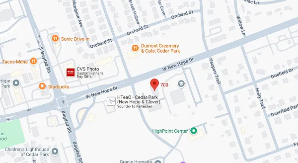 Google Map image of Cristal Air Conditioning in Cedar Park, TX