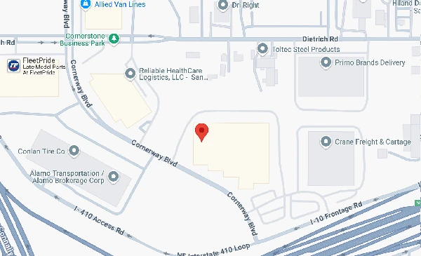 Google Map image of Cristal Air Conditioning in San Antonio, TX