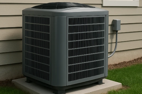 A brand new AC Unit from Cristal Air Conditioning in Round Rock, TX